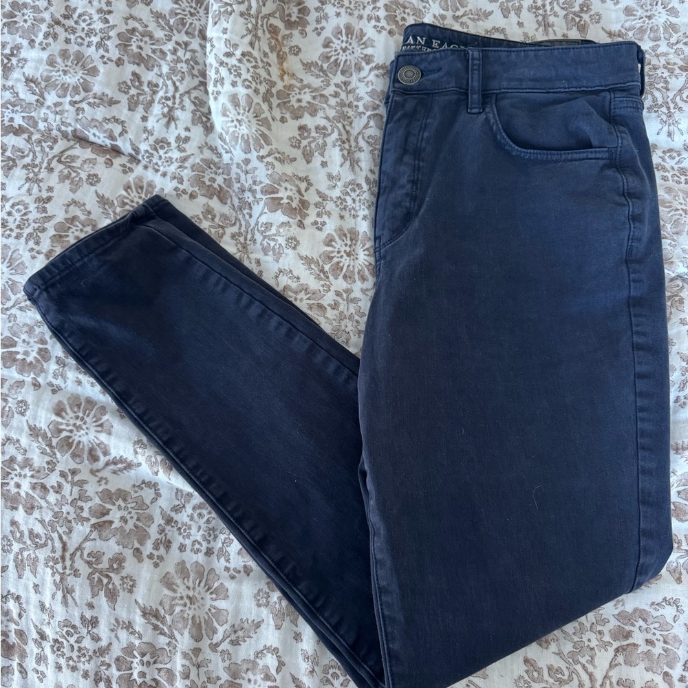 AE Charcoal Jeggings